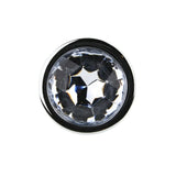 Toosh Silver Metal Butt Plug Medium Clear Stone - Save 10% - Sale United Kingdom Stoke-on-trent