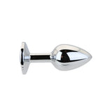 Toosh Silver Metal Butt Plug Small Clear Stone - Save 15% - Sale United Kingdom Stoke-on-trent