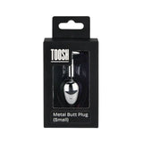Toosh Silver Metal Butt Plug Small Clear Stone - Save 15% - Sale United Kingdom Stoke-on-trent