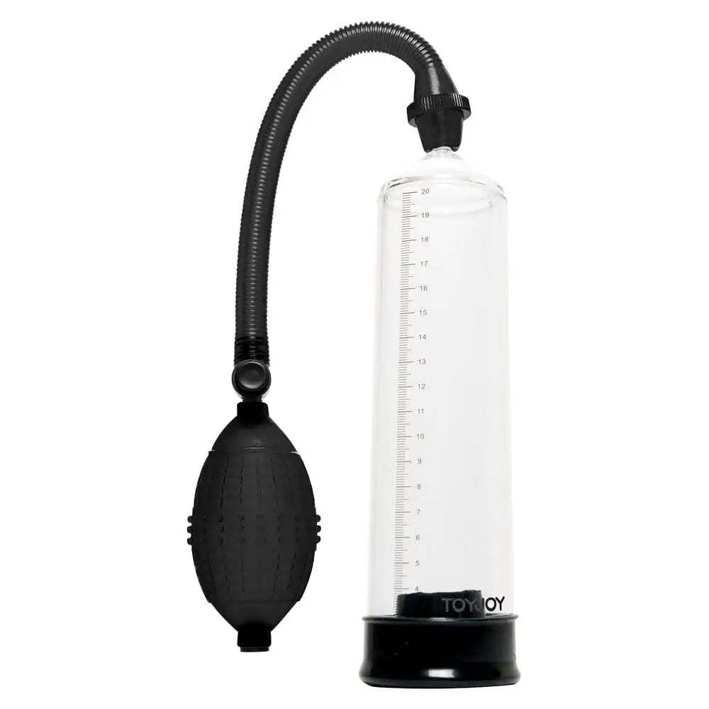 Toy Joy Rock Hard Black and Clear Penis Power Pump - Save 25% - and - Fast Shipping - Sale United Kingdom Stoke-on-trent