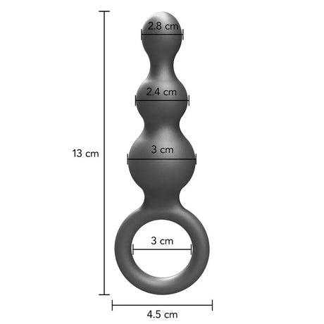 Toyjoy Buttocks the Stuffer 3 Balls Metallic Silicone Plug - Save 25% - Toyjoy the - Fast - Dildo United Kingdom Stoke-on-trent