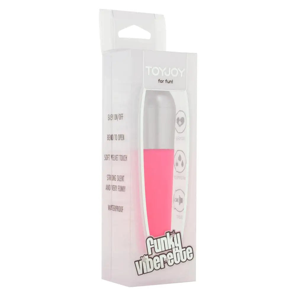 Toyjoy Funky Viberette Mini Vibrator Pink - Save 25% - Toyjoy - Fast Shipping - United Kingdom Stoke-on-trent