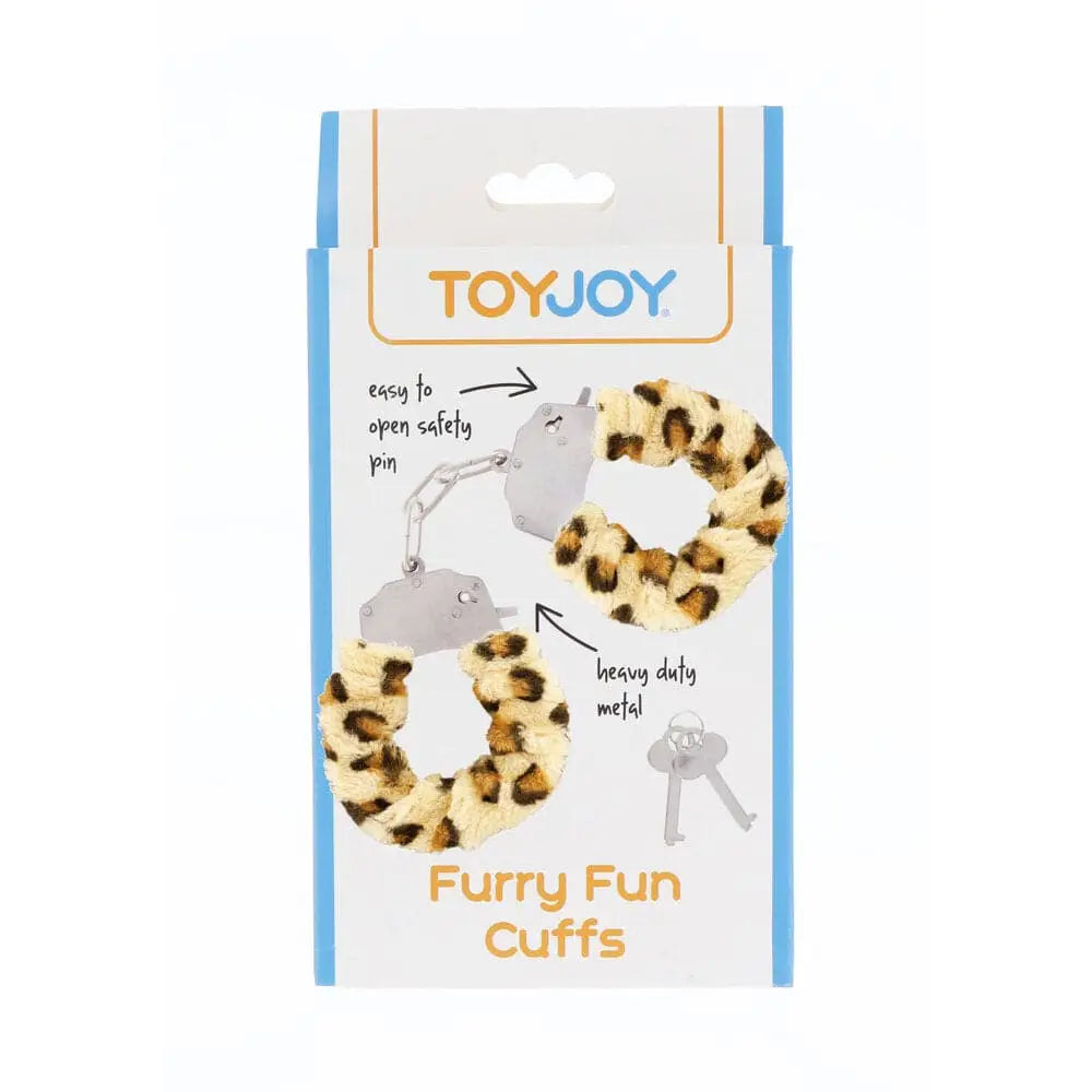 Toyjoy Furry Fun Wrist Cuffs Leopard - Save 25% - Toyjoy - Fast Shipping - Sale United Kingdom Stoke-on-trent