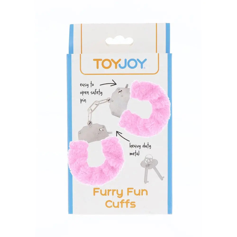 Toyjoy Furry Fun Wrist Cuffs Pink - Save 15% - Toyjoy - Fast Shipping - Sale United Kingdom Stoke-on-trent