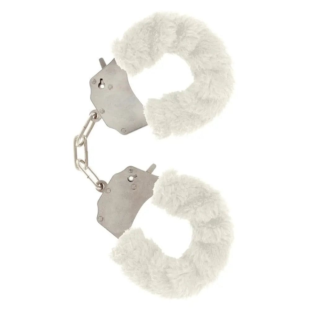 Toyjoy Furry Fun Wrist Cuffs White - Save 25% - Toyjoy - Fast Shipping - Sale United Kingdom Stoke-on-trent