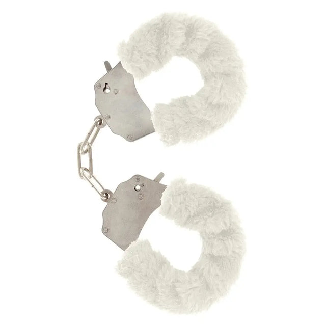 Toyjoy Furry Fun Wrist Cuffs White - Save 25% - Toyjoy - Fast Shipping - Sale United Kingdom Stoke-on-trent