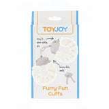 Toyjoy Furry Fun Wrist Cuffs White - Save 25% - Toyjoy - Fast Shipping - Sale United Kingdom Stoke-on-trent