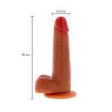 Toyjoy Get Real Silicone Sliding Foreskin Dildo - Save 20%