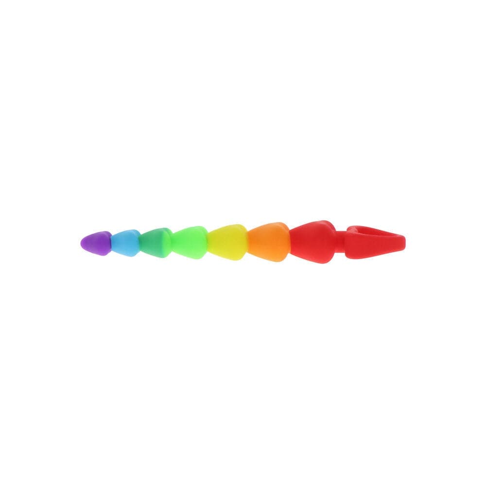 Toyjoy Rainbow Heart Anal Beads - Save 30% - Dildos