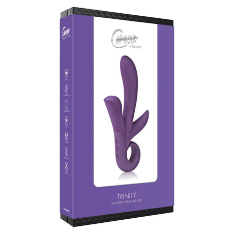 Toyjoy Trinity Triple Pleasure Vibrator Purple - Save 30% - Toyjoy - Fast Shipping - Sale United Kingdom Stoke-on-trent