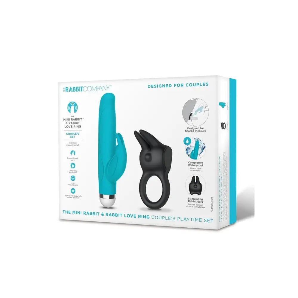 Trc Mini Rabbit and C-ring Set - Save 30% - Trc C-ring - Fast Shipping - Vibrator United Kingdom Stoke-on-trent