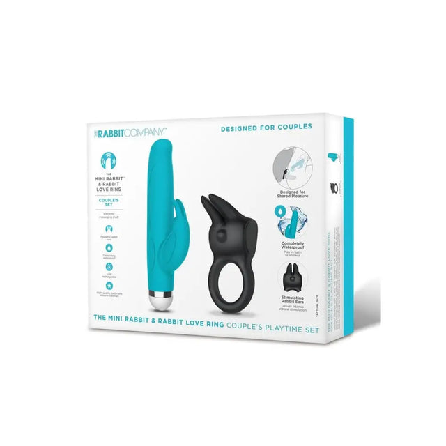 Trc Mini Rabbit and C-ring Set - Save 30% - Trc C-ring - Fast Shipping - Vibrator United Kingdom Stoke-on-trent