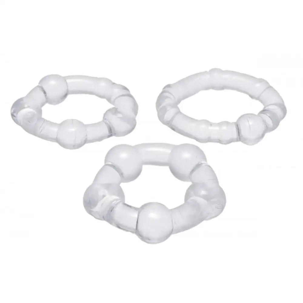 Trinity for Men Penis Rings Set of 3 Tpr Clear - Save 25% - for of Tpr - Fast Shipping - Sale United Kingdom Stoke-on-trent