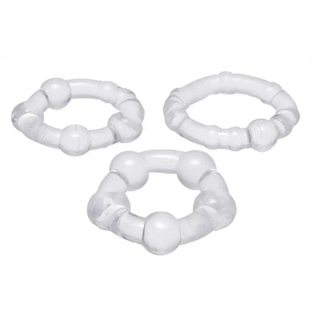 Trinity for Men Penis Rings Set of 3 Tpr Clear - Save 25% - for of Tpr - Fast Shipping - Sale United Kingdom Stoke-on-trent