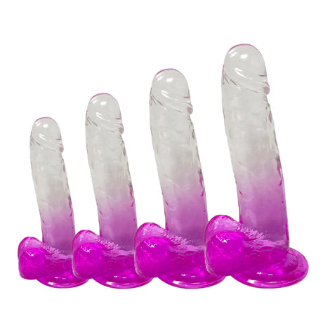 Two Toned Half and Jelly Selection - Toned - Fast Shipping - Dildo United Kingdom Stoke-on-trent