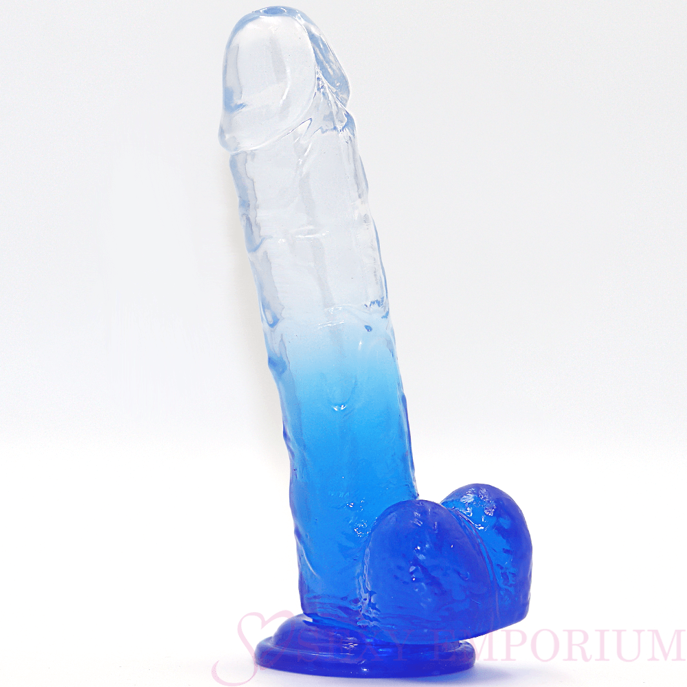 Two Toned Half and Jelly Selection - Dildo