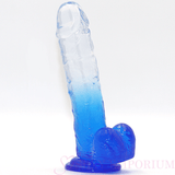 Two Toned Half and Jelly Selection - Dildo