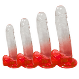 Two Toned Half and Jelly Selection - Dildo