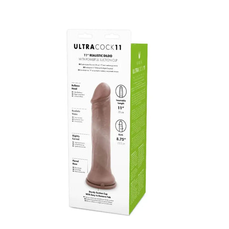 Ultra 11 Inch Caramel Cock - Save 25% - Fast Shipping - Dildo United Kingdom Stoke-on-trent