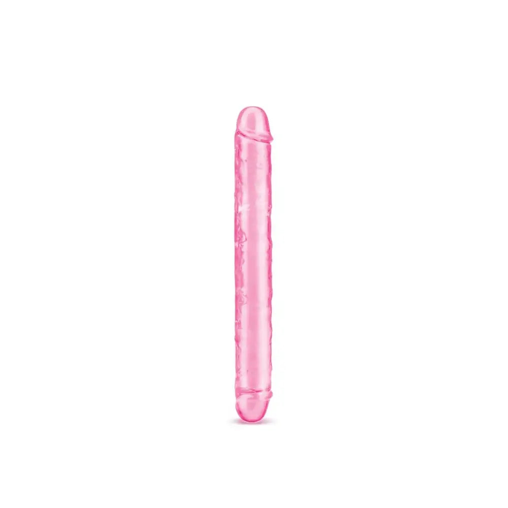 Ultra 12 Inch Pink Jelly Cock Double Ender - Save 25% - Fast Shipping - Dildo United Kingdom Stoke-on-trent