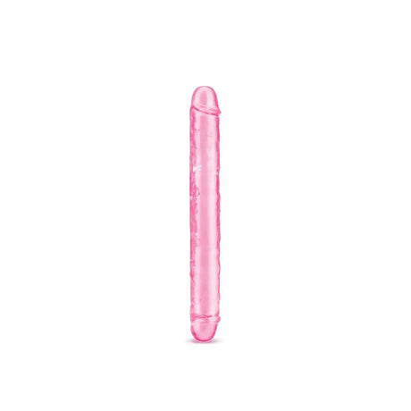 Ultra 12 Inch Pink Jelly Cock Double Ender - Save 25% - Fast Shipping - Dildo United Kingdom Stoke-on-trent