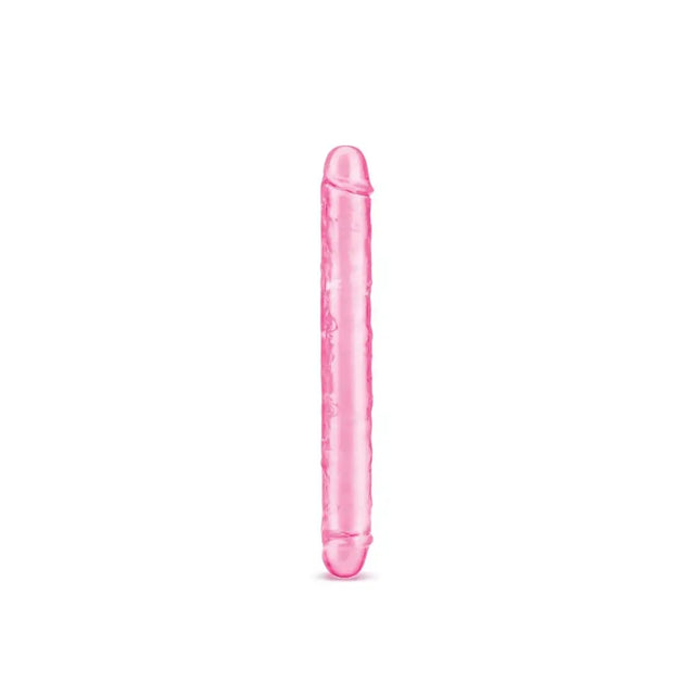 Ultra 12 Inch Pink Jelly Cock Double Ender - Save 25% - Fast Shipping - Dildo United Kingdom Stoke-on-trent