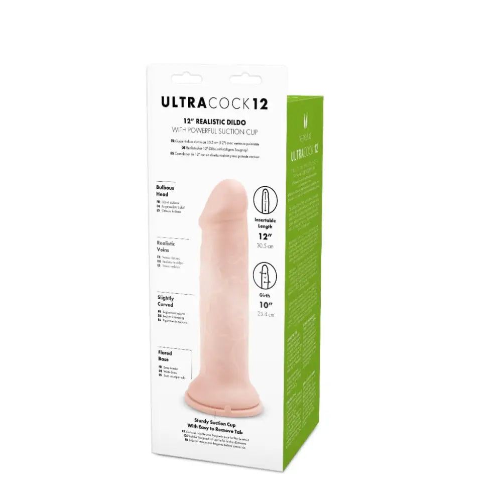 Ultra 12 Inch White Cock - Save 30% - Fast Shipping - Dildo United Kingdom Stoke-on-trent