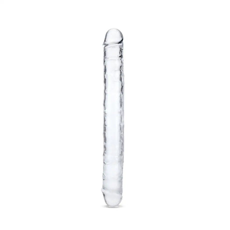 Ultra 15 Inch Clear Jelly Cock Double Ender - Save 25% - Fast Shipping - Dildo United Kingdom Stoke-on-trent