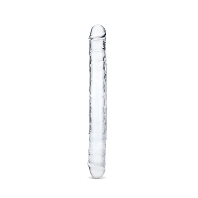 Ultra 15 Inch Clear Jelly Cock Double Ender - Save 25% - Fast Shipping - Dildo United Kingdom Stoke-on-trent