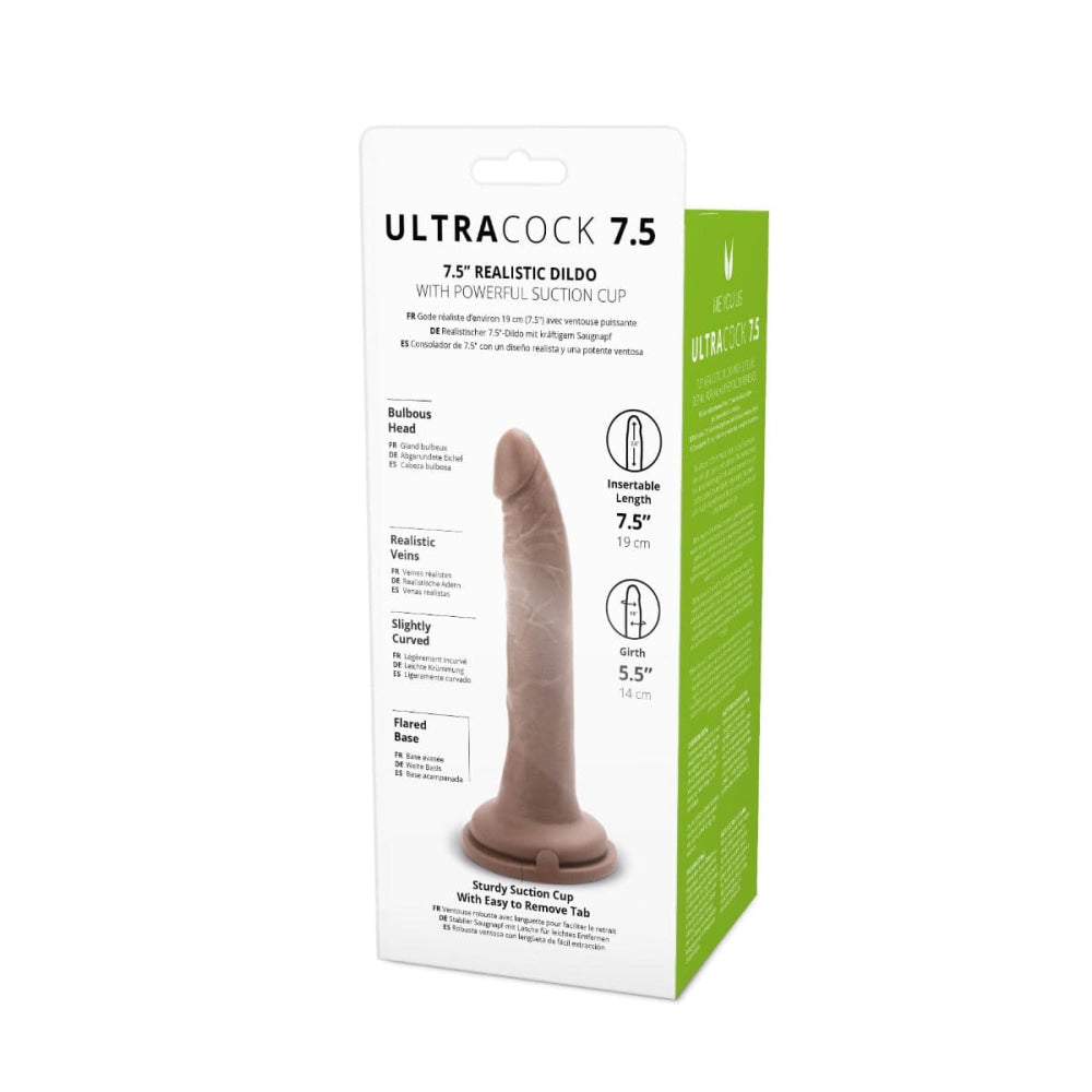 Ultra 7.5 Inch Caramel Cock