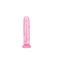 Ultra 7 Inch Pink Jelly Cock - Save 20% - Dildo