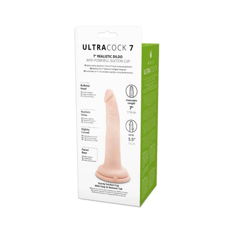 Ultra 7 Inch White Cock - Save 25% - Fast Shipping - Dildo United Kingdom Stoke-on-trent