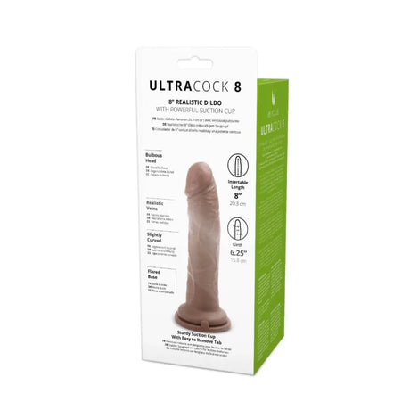 Ultra 8 Inch Caramel Cock - Save 25% - Fast Shipping - Dildo United Kingdom Stoke-on-trent