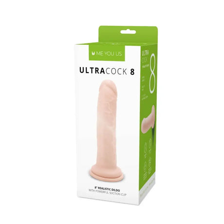 Ultra 8 Inch White Cock - Save 25% - Fast Shipping - Dildo United Kingdom Stoke-on-trent
