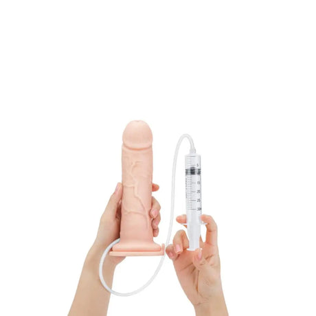 Ultra 8 Inch White Squirting Cock - Save 25% - Fast Shipping - Dildo United Kingdom Stoke-on-trent