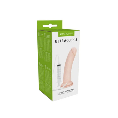 Ultra 8 Inch White Squirting Cock - Save 25% - Fast Shipping - Dildo United Kingdom Stoke-on-trent