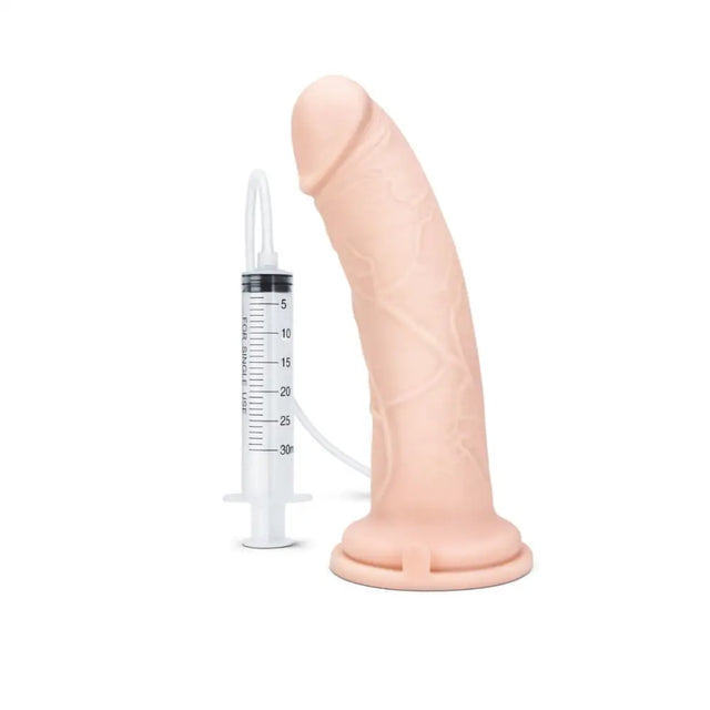Ultra 8 Inch White Squirting Cock - Save 25% - Fast Shipping - Dildo United Kingdom Stoke-on-trent