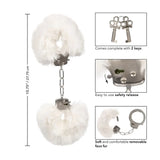 Ultra Fluffy Furry Cuffs White - Save 15% - Fast Shipping - Sale United Kingdom Stoke-on-trent