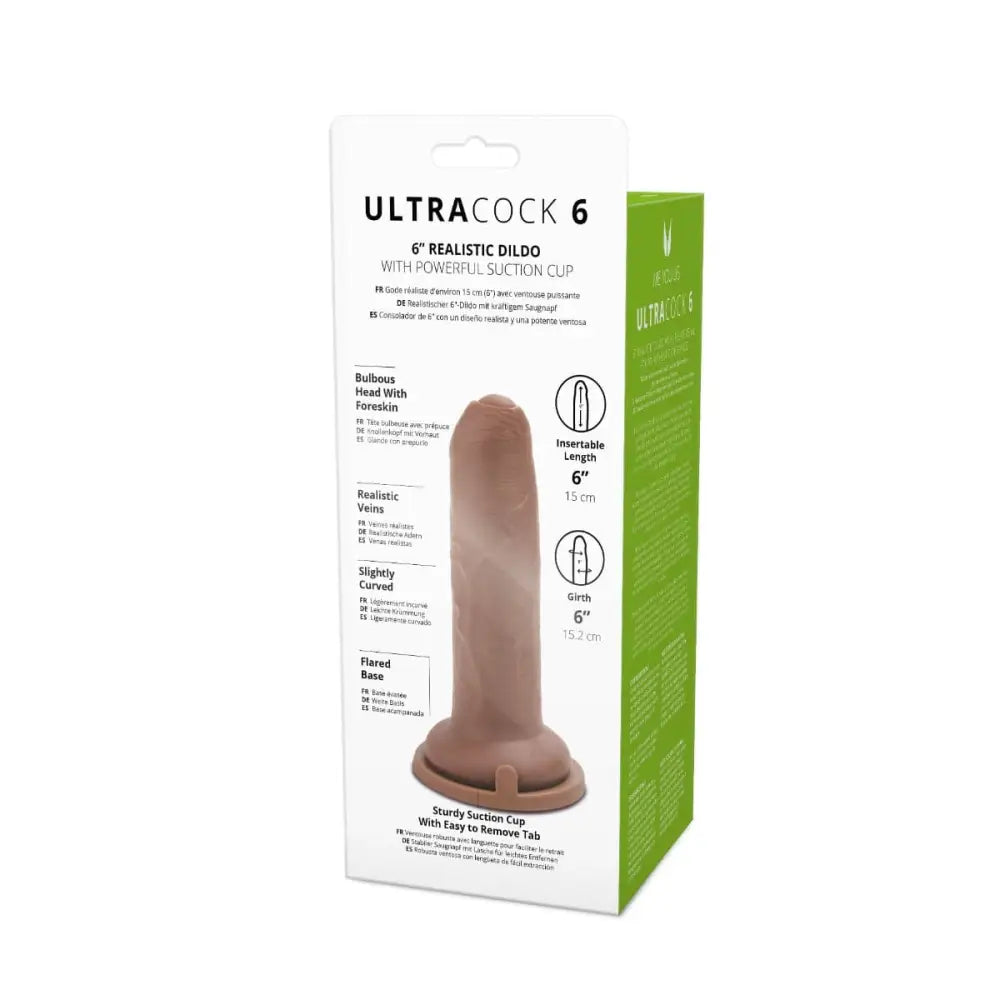 Ultra Uncut 6.5 Inch Caramel Cock - Save 25% - Fast Shipping - Dildo United Kingdom Stoke-on-trent