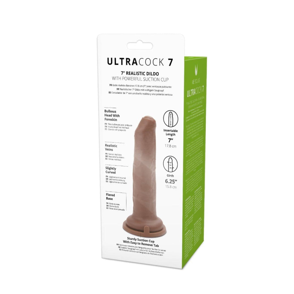 Ultra Uncut 7 Inch Caramel Cock
