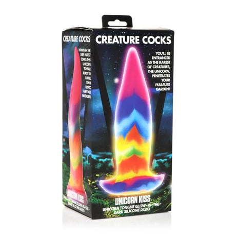 Unicorn Tongue Glow in the Dark Silicone Dildo - Save 30% - Fast Shipping - United Kingdom Stoke-on-trent