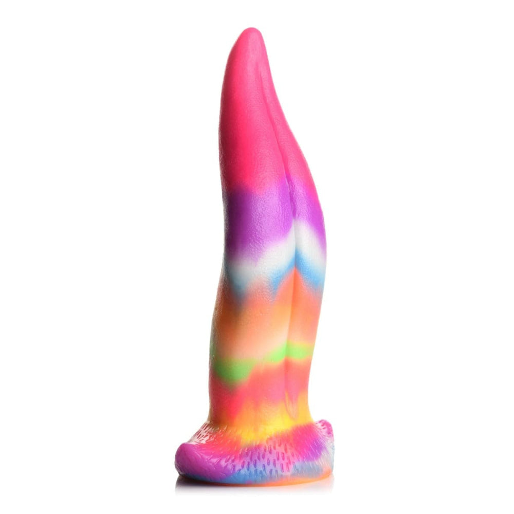 Unicorn Tongue Glow in the Dark Silicone Dildo