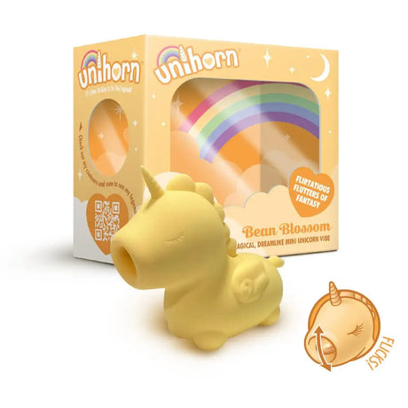 Unihorn Bean Blossom Flickering Tongue Unicorn Vibe - Save 30% - Fast Shipping - Vibrator United Kingdom Stoke-on-trent