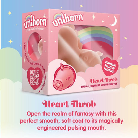 Unihorn Heart Throb Pulsating Unicorn Vibe - Save 30% - Vibrator