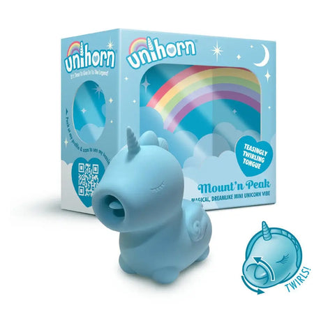 Unihorn Mountn Peak Twirling Tongue Unicorn Vibe - Save 30% - Fast Shipping - Vibrator United Kingdom Stoke-on-trent