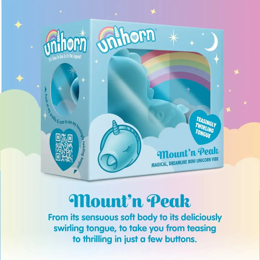 Unihorn Mountn Peak Twirling Tongue Unicorn Vibe - Save 30% - Fast Shipping - Vibrator United Kingdom Stoke-on-trent