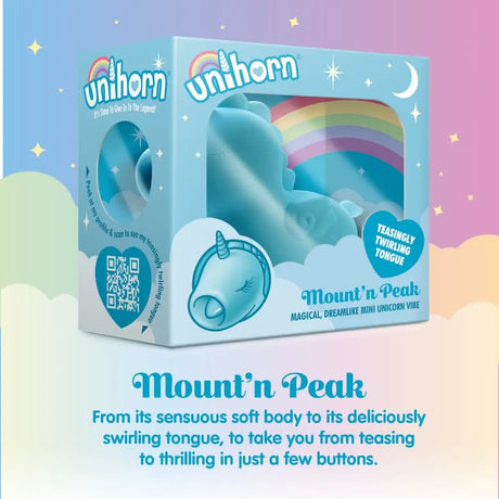 Unihorn Mountn Peak Twirling Tongue Unicorn Vibe - Save 30% - Fast Shipping - Vibrator United Kingdom Stoke-on-trent