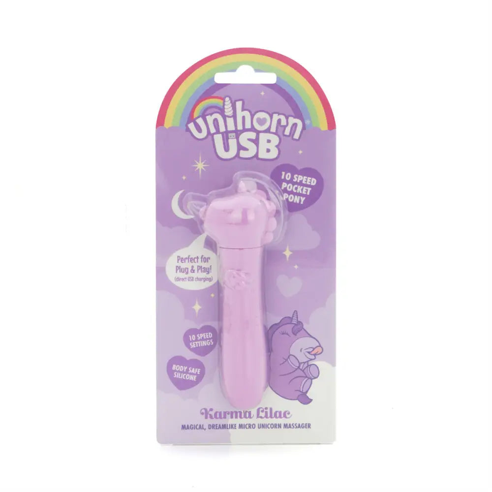 Unihorn Usb Bullet - Karma Lilac - Save 20% - Usb - Fast Shipping - Vibrator United Kingdom Stoke-on-trent