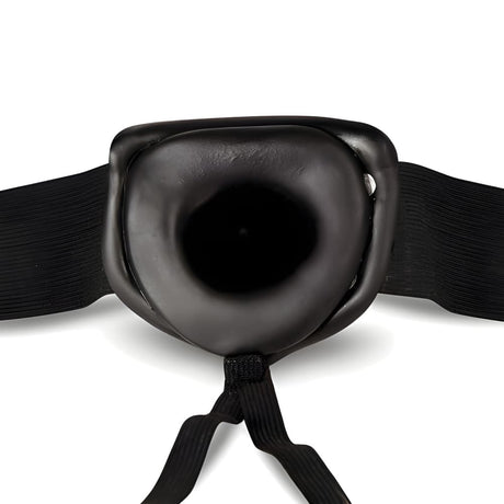Unisex Hollow Strap-on 6 Inch Black - Strap Ons - Save 30% - Sale