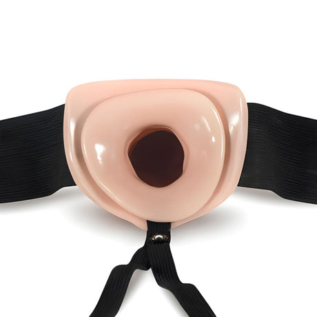 Unisex Hollow Strap-on 6 Inch Vanilla - Strap Ons - Save 25% - Sale